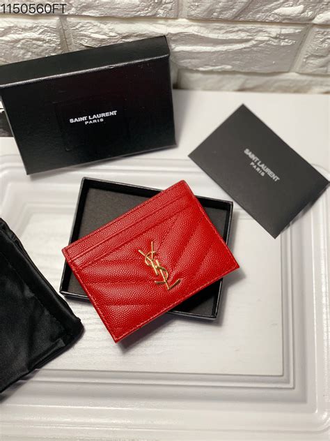 ysl caed holder|ysl card holder used.